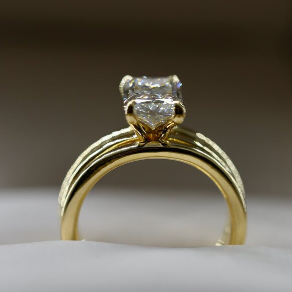 2 carat Diamond ring yellow gold - Picture 11 of 13